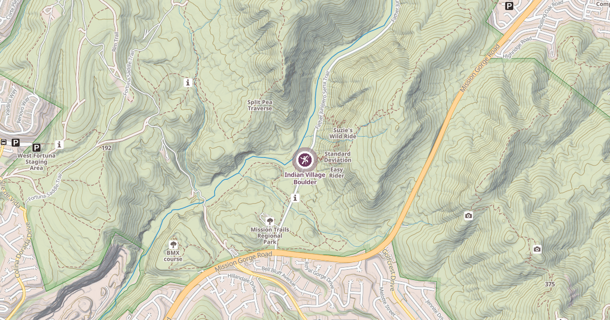 Map preview of Indian Village Boulder