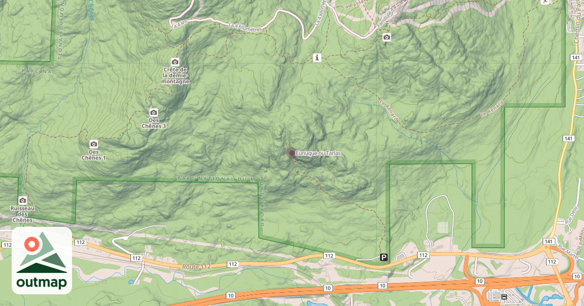 Map of Eunuque ou Tarlas