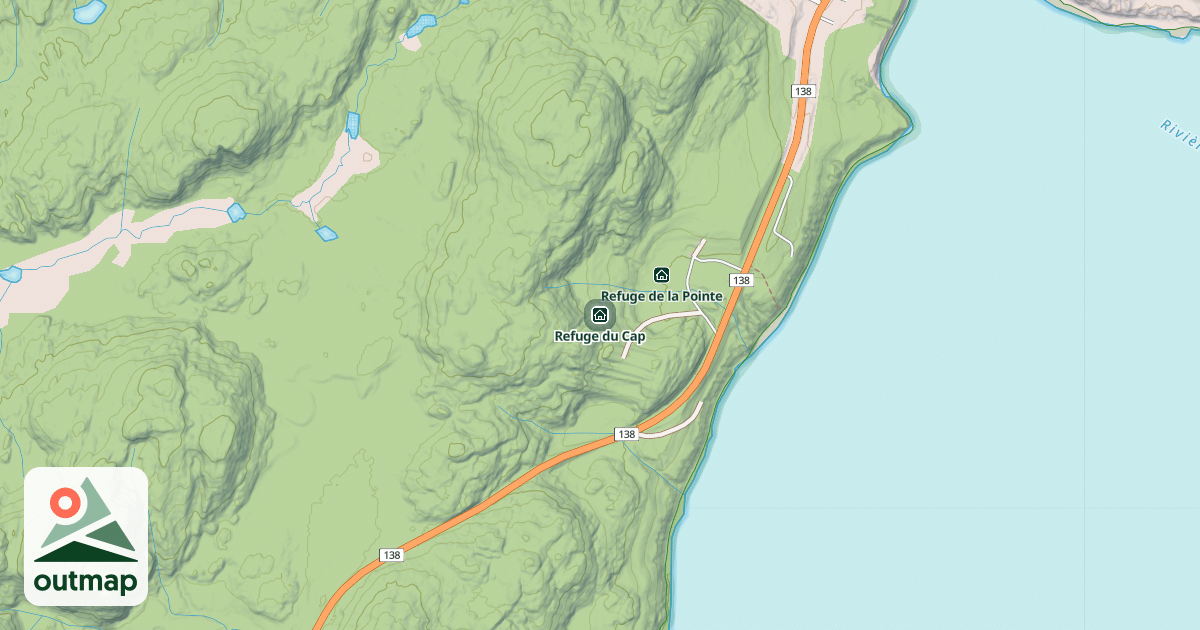 Map of Refuge du Cap