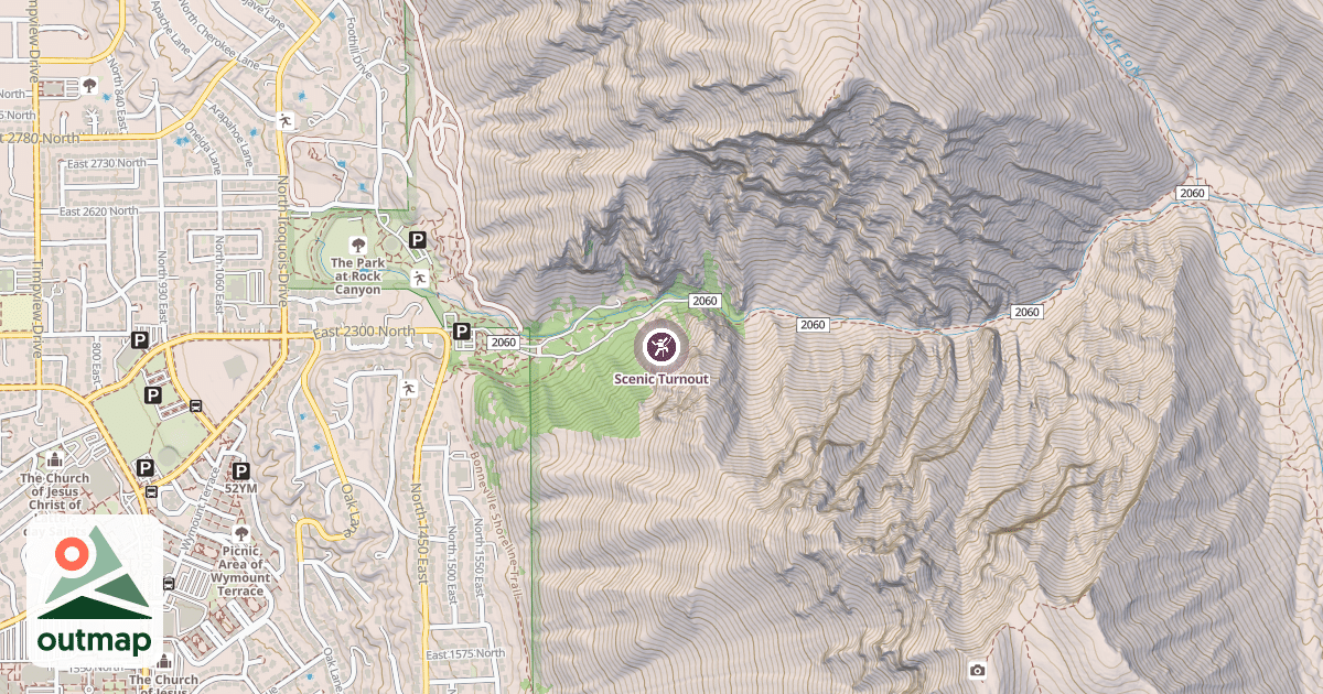 Map of Scenic Turnout