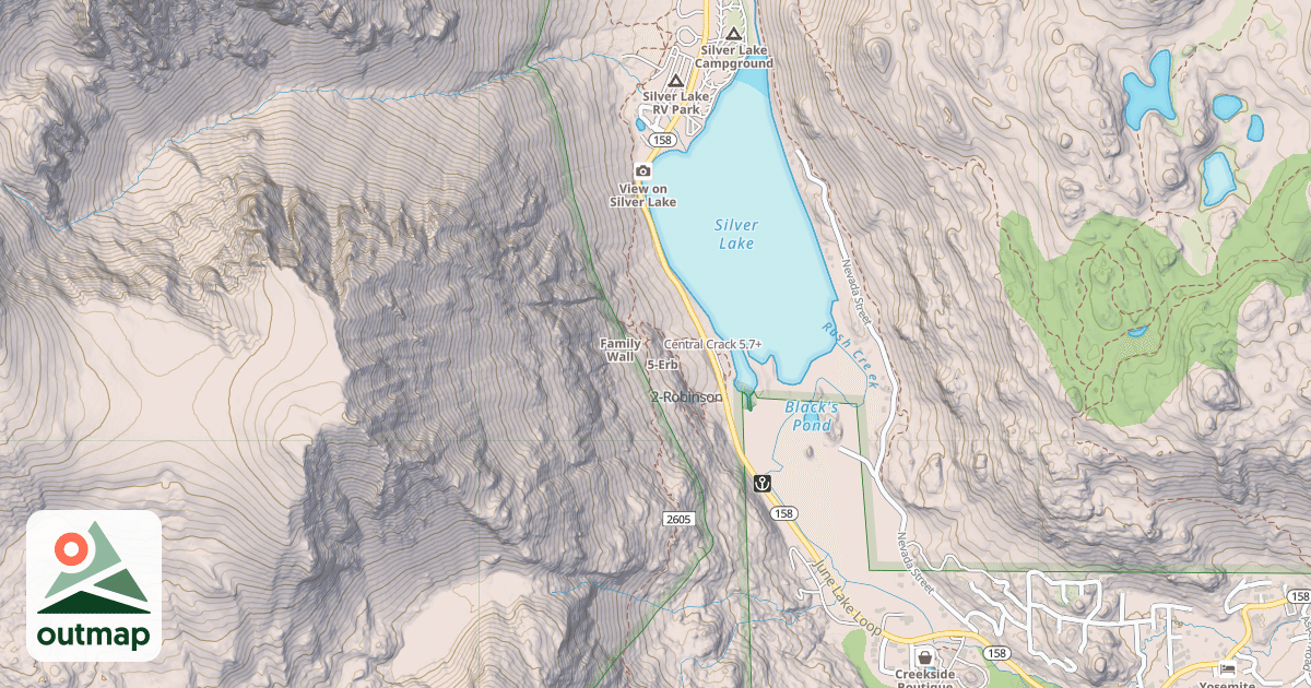 Map of Central Crack