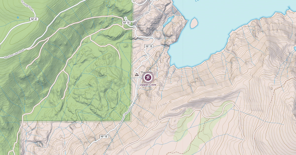 Map preview of Upper Cove