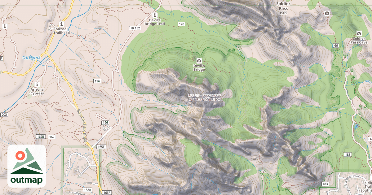 Map of Rockin' Sloppy Moccs with Socks On