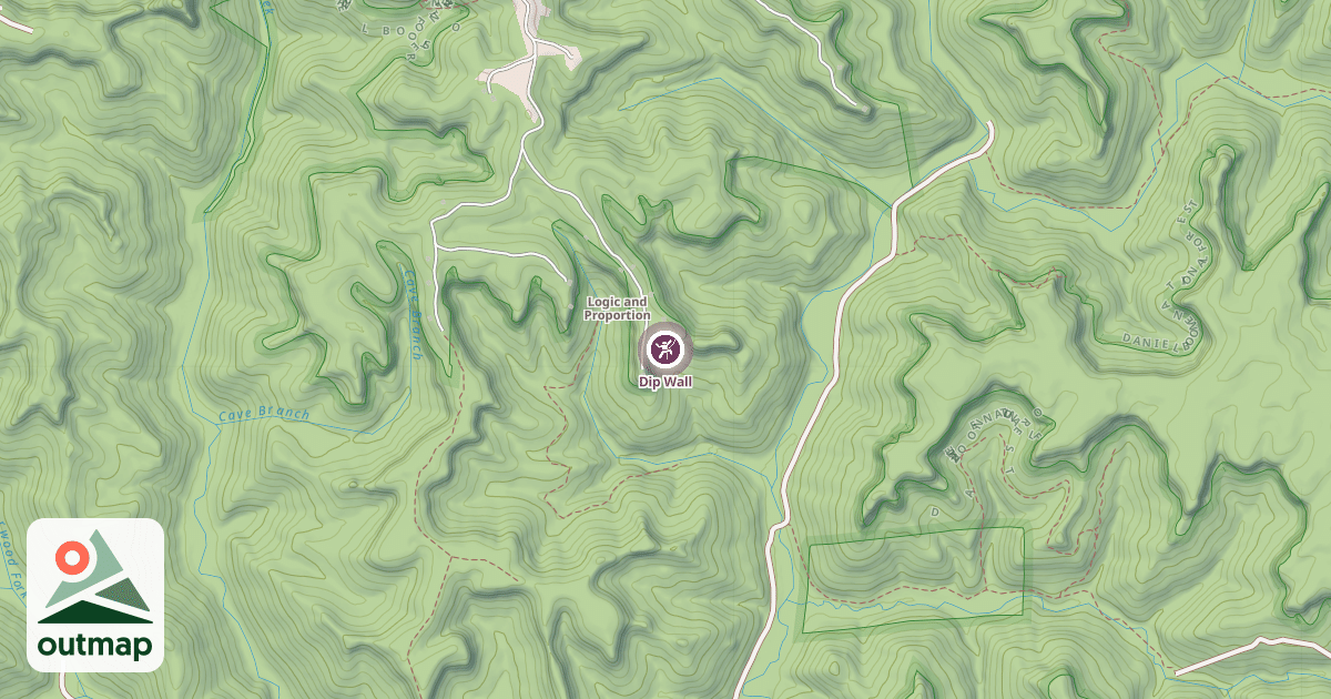 Map of Dip Wall