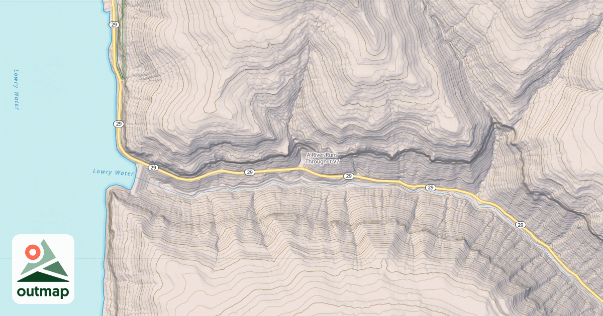 Map of A River Runs Through It
