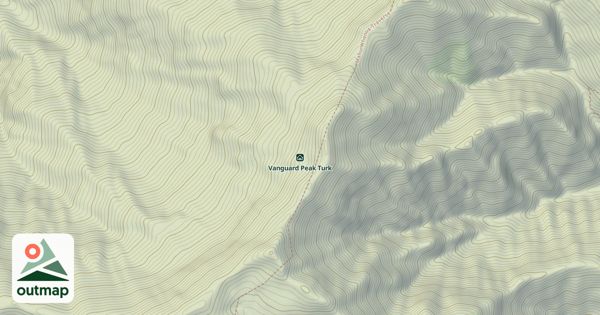 Map of Vanguard Peak Turk