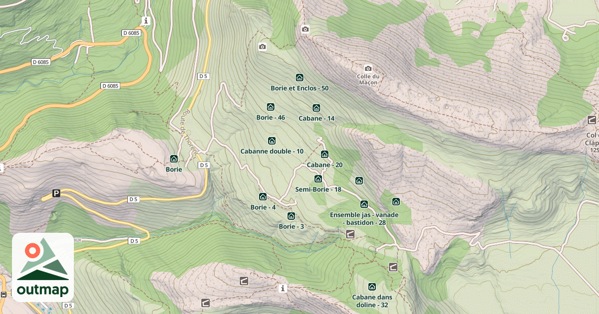 Map of Borie - 11