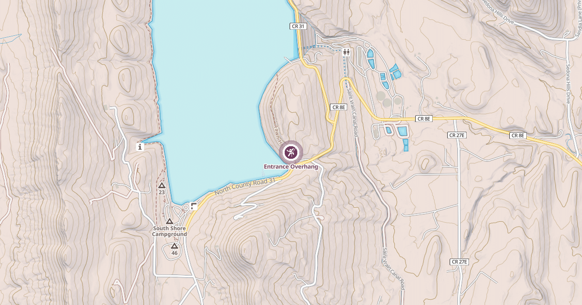 Map preview of Entrance Overhang