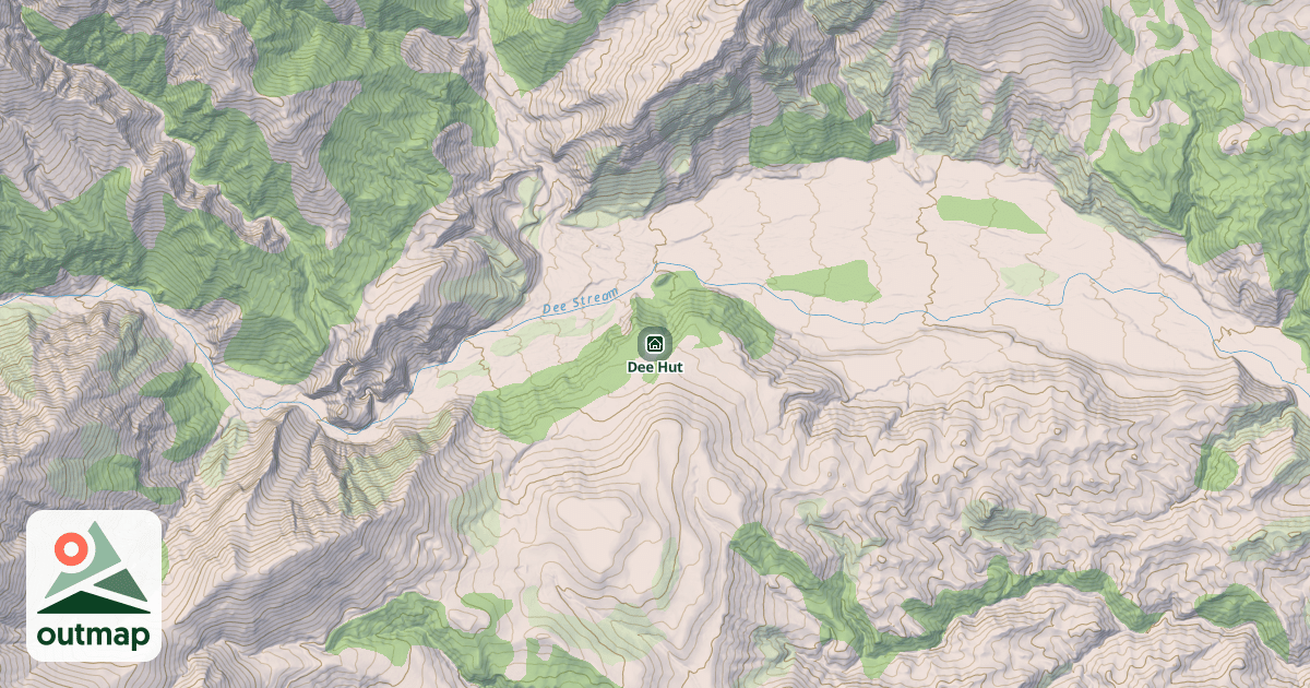 Map of Dee Hut