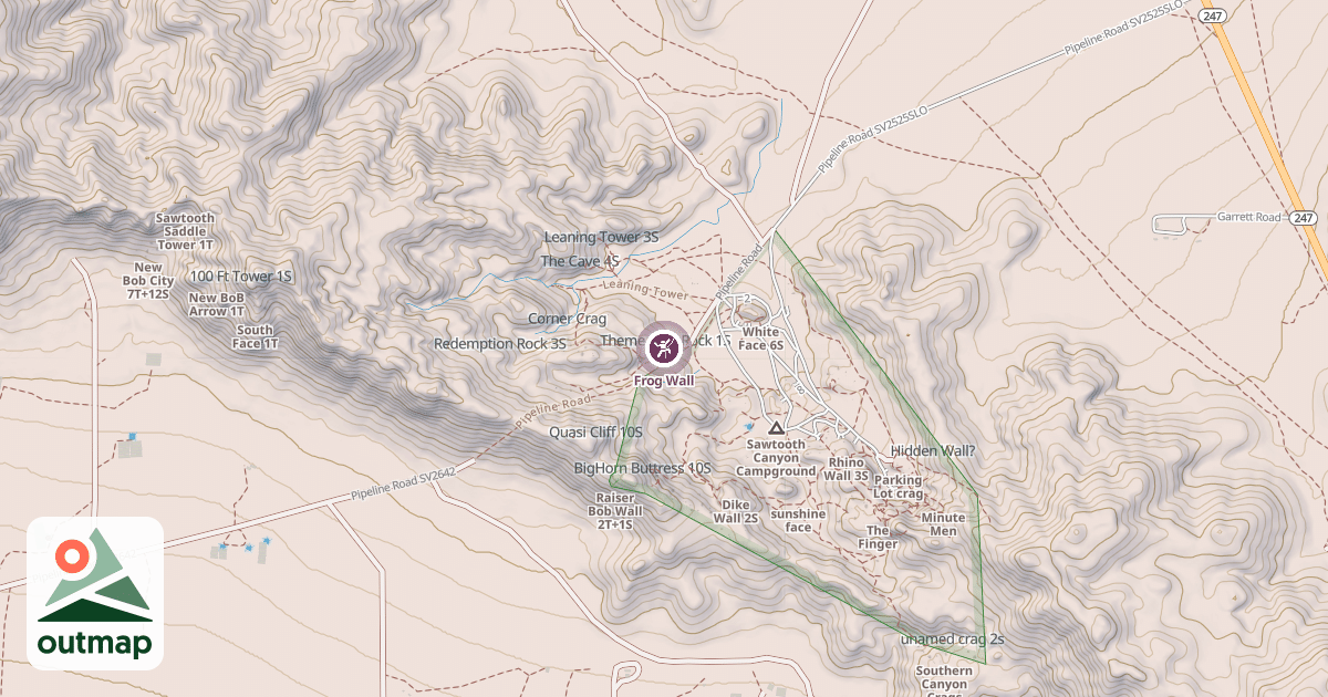 Map of Frog Wall