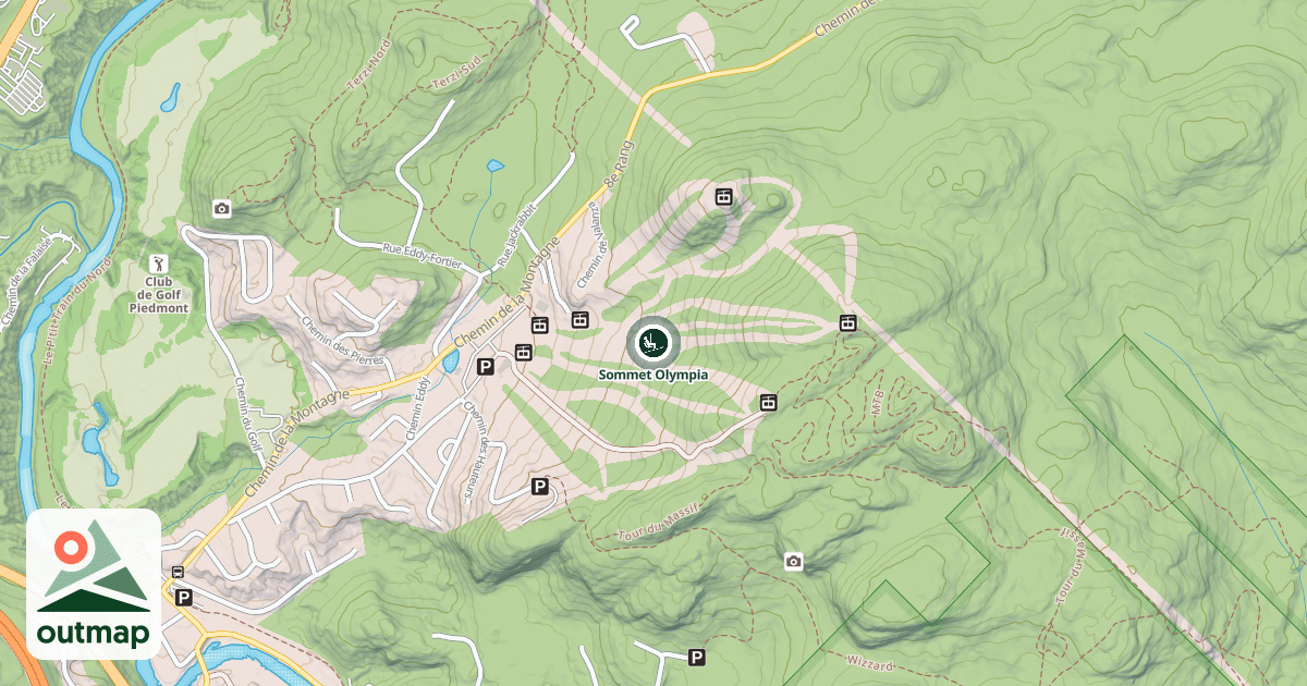 Map of Sommet Olympia