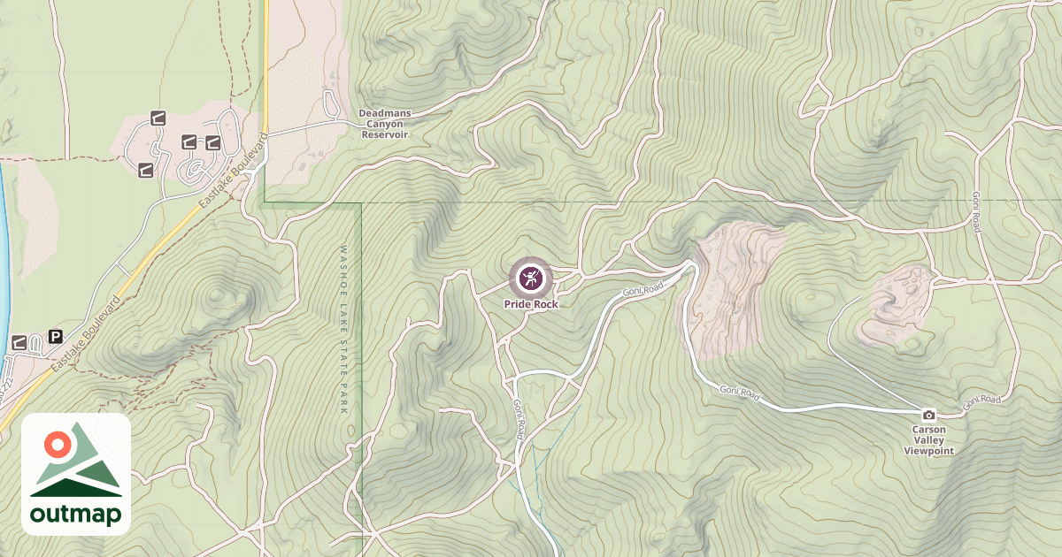 Map of Pride Rock