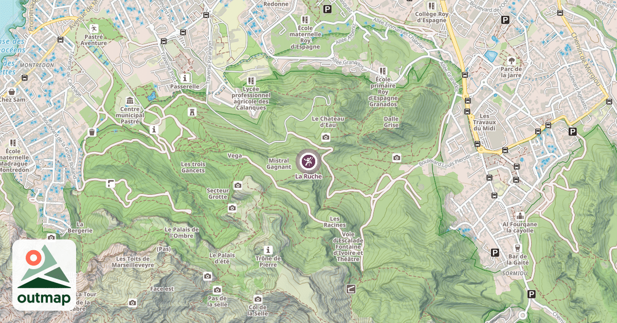 Map of La Ruche