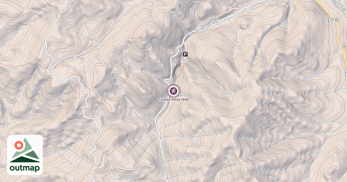 Map of Tucked Away Wall