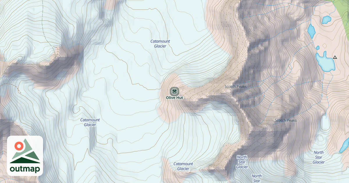 Map of Olive Hut