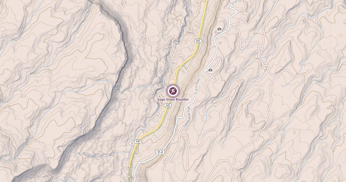 Map preview of Sage Glass Boulder