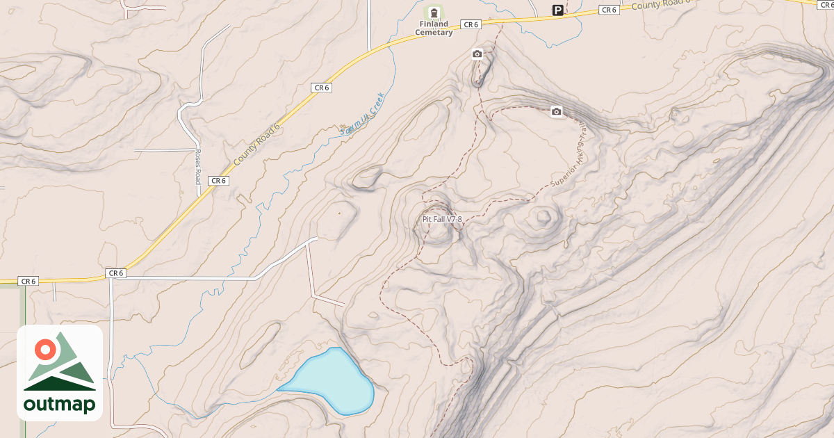 Map of Pit Fall