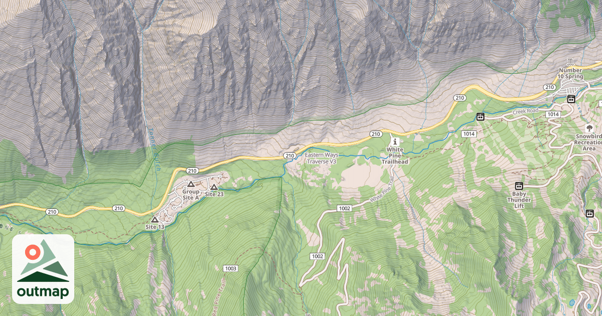 Map of Eastern Ways Traverse