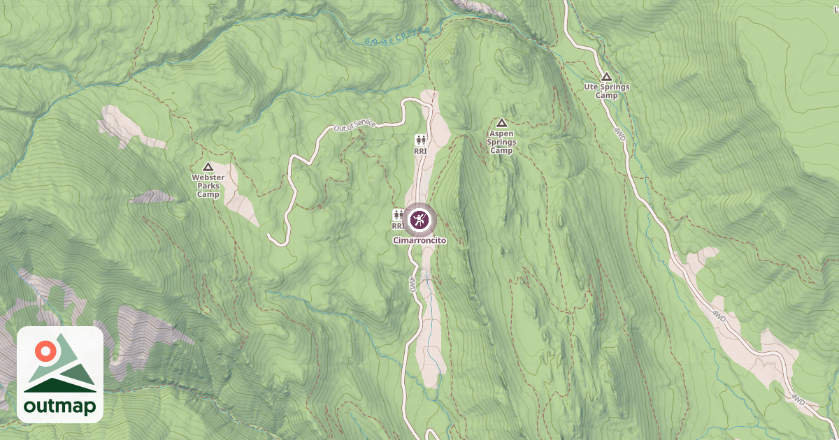 Map of Cimarroncito
