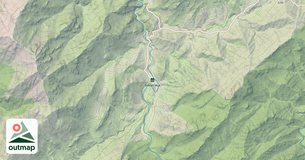 Map of Dillon Hut