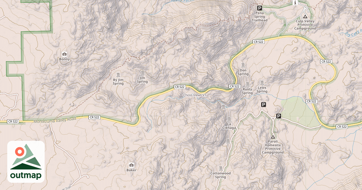 Map of Choss Views