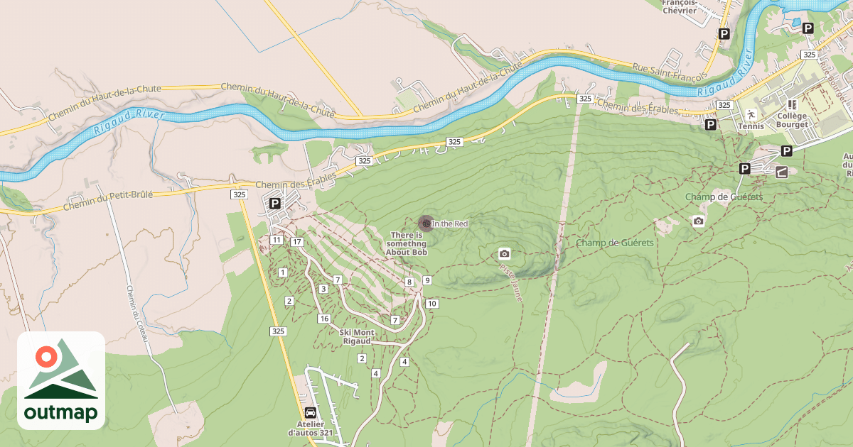 Map of In the Red