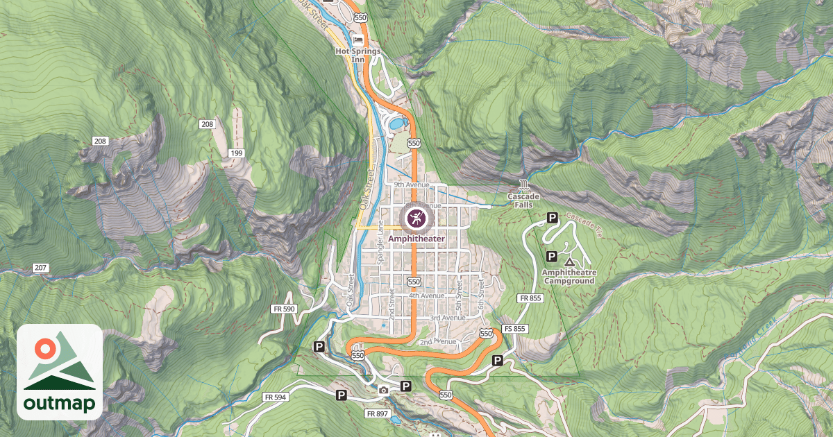 Map of Amphitheater