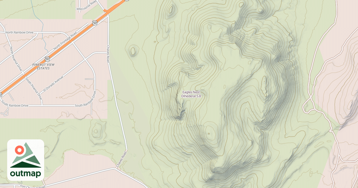 Map of Eagles Nest Dihederal