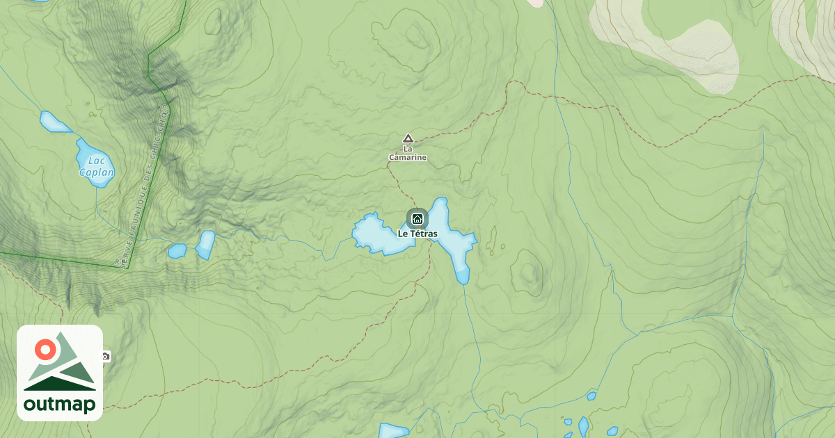 Map of Le Tétras