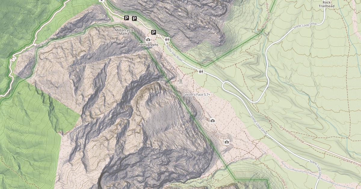 Map preview of Geezer's Face