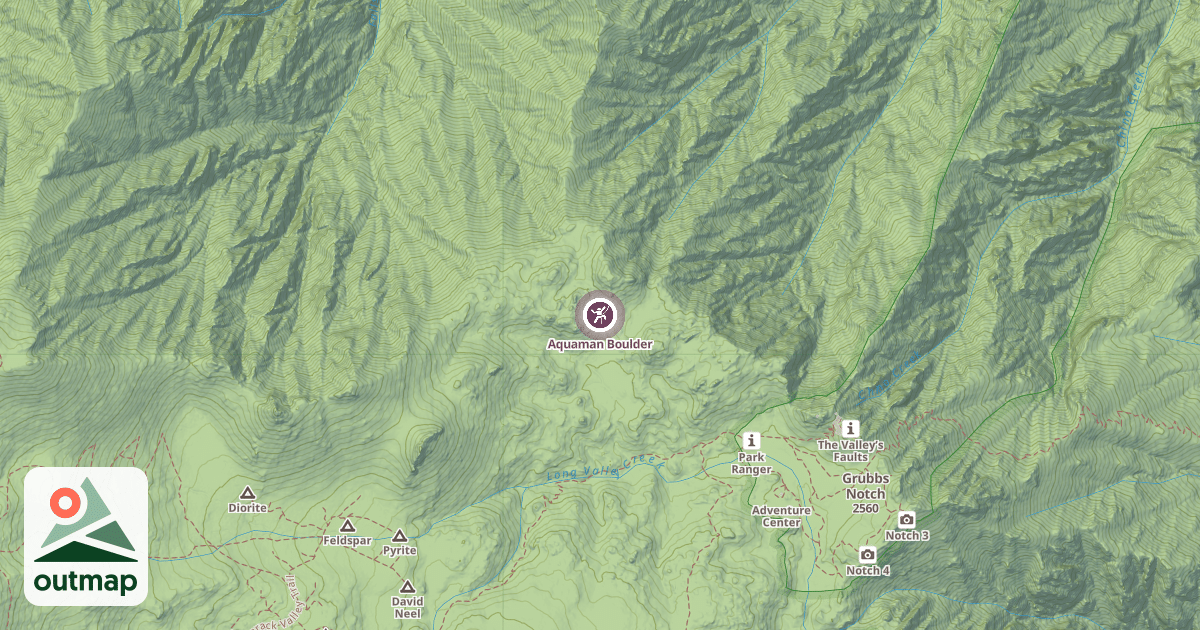 Map of Aquaman Boulder