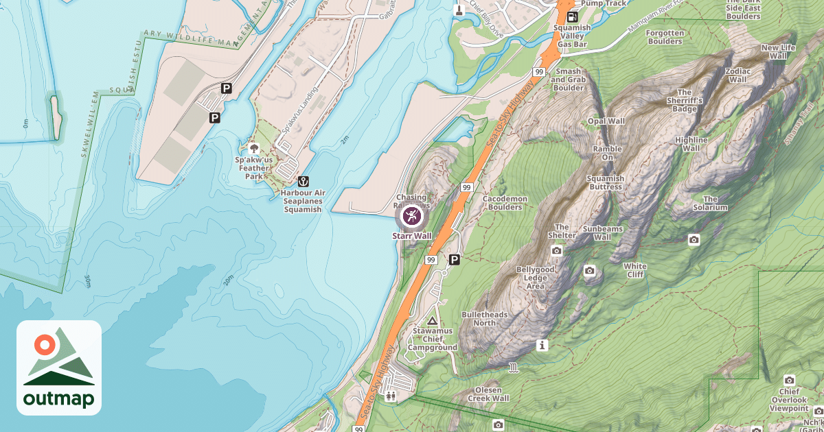 Map of Starr Wall