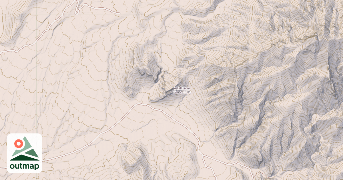 Map of A Fall From Grace