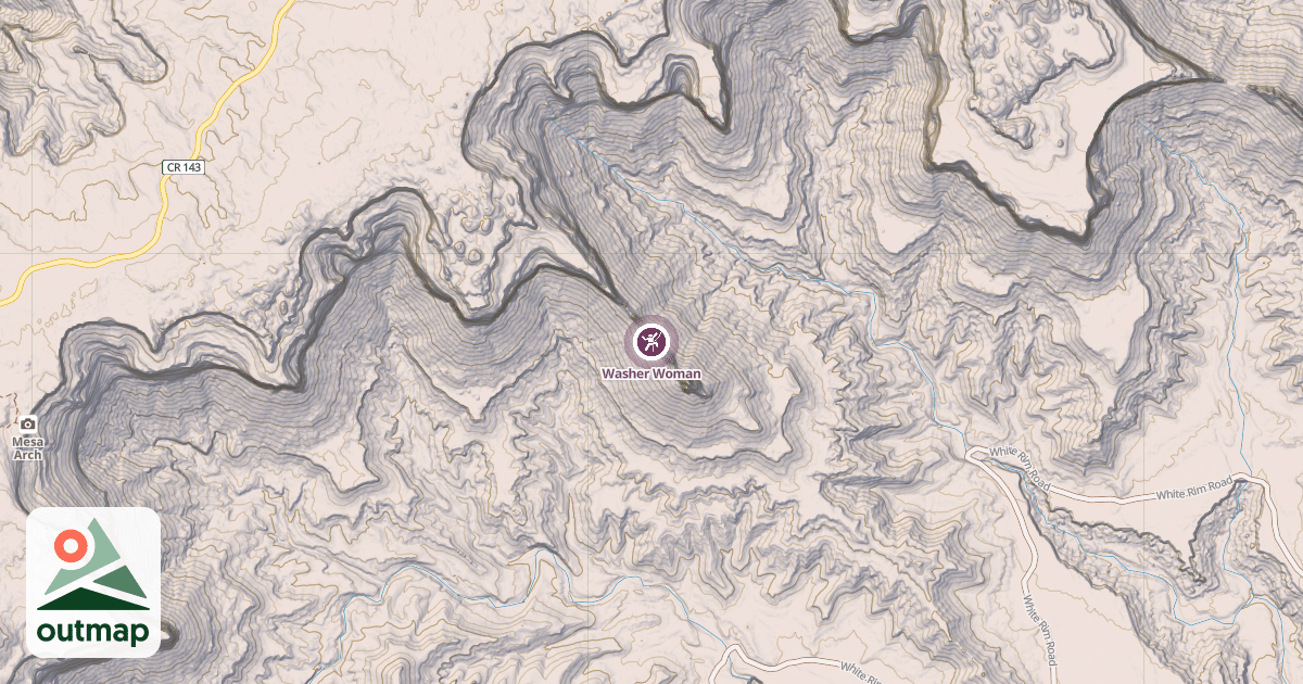 Map of Washer Woman