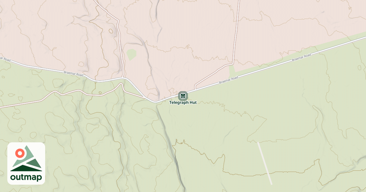 Map of Telegraph Hut