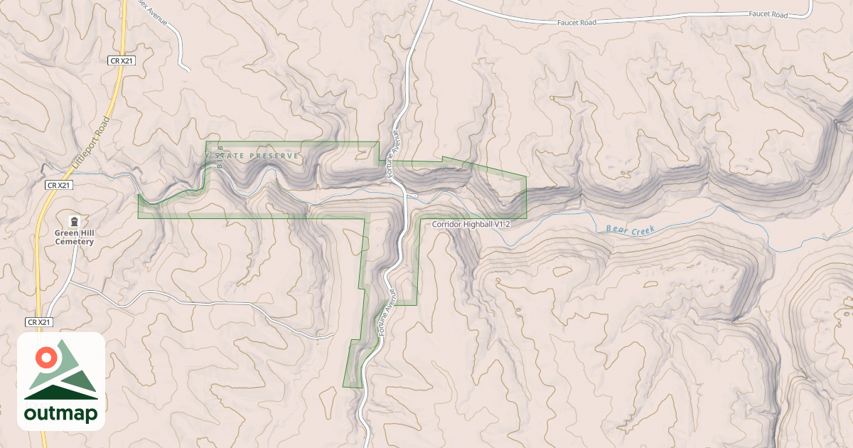Map of Corridor Highball