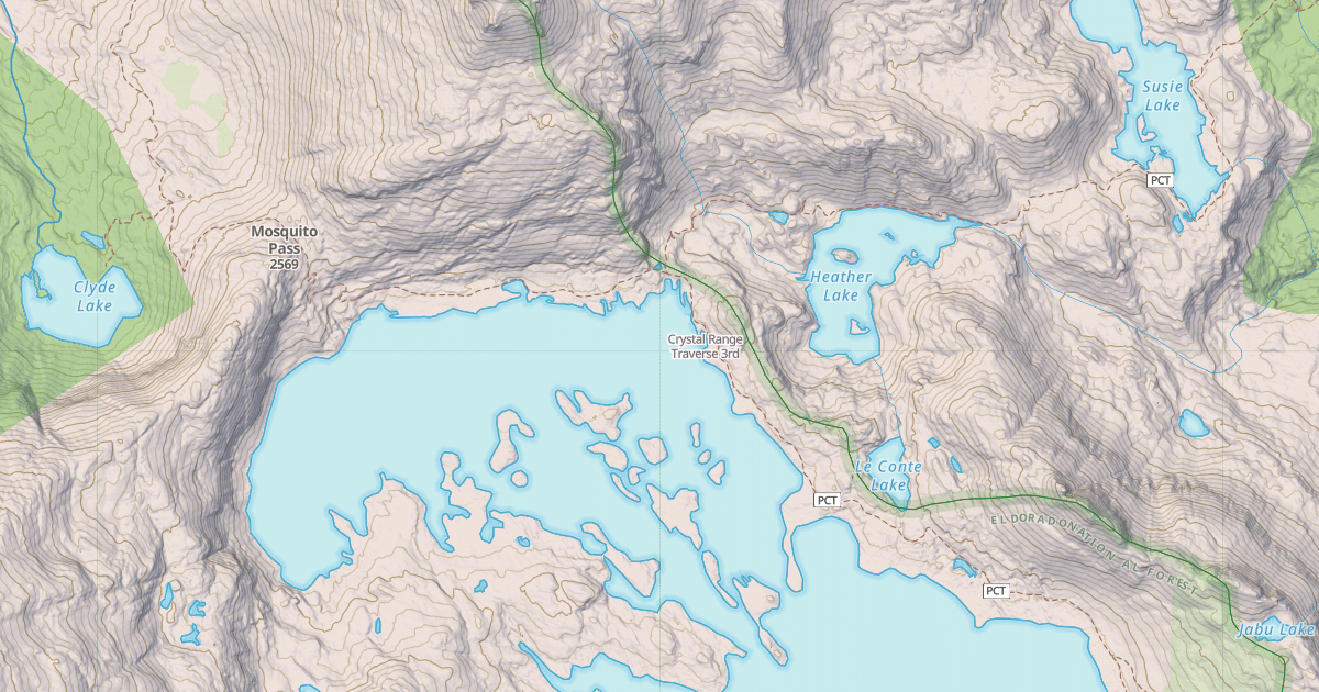Map preview of Crystal Range Traverse