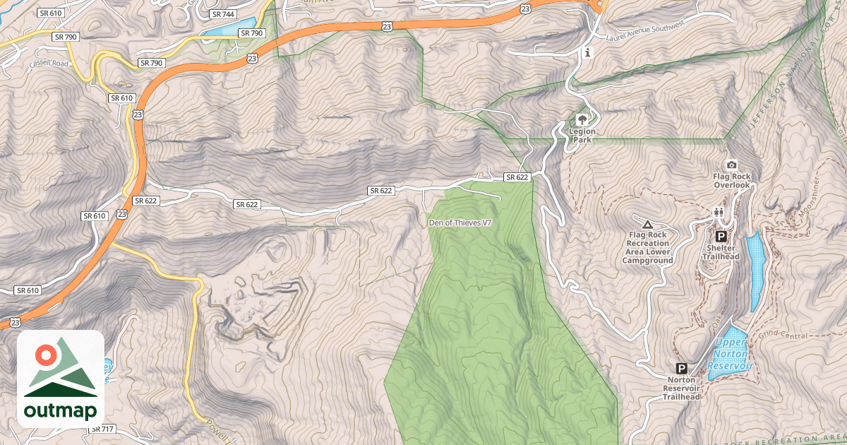 Map of Den of Thieves