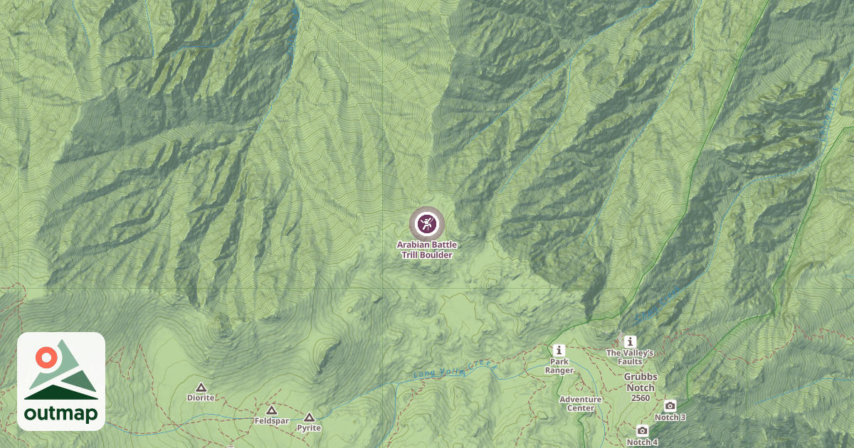 Map of Arabian Battle Trill Boulder