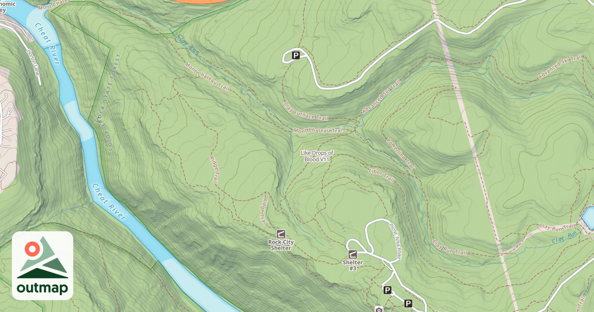 Map of Like Drops of Blood
