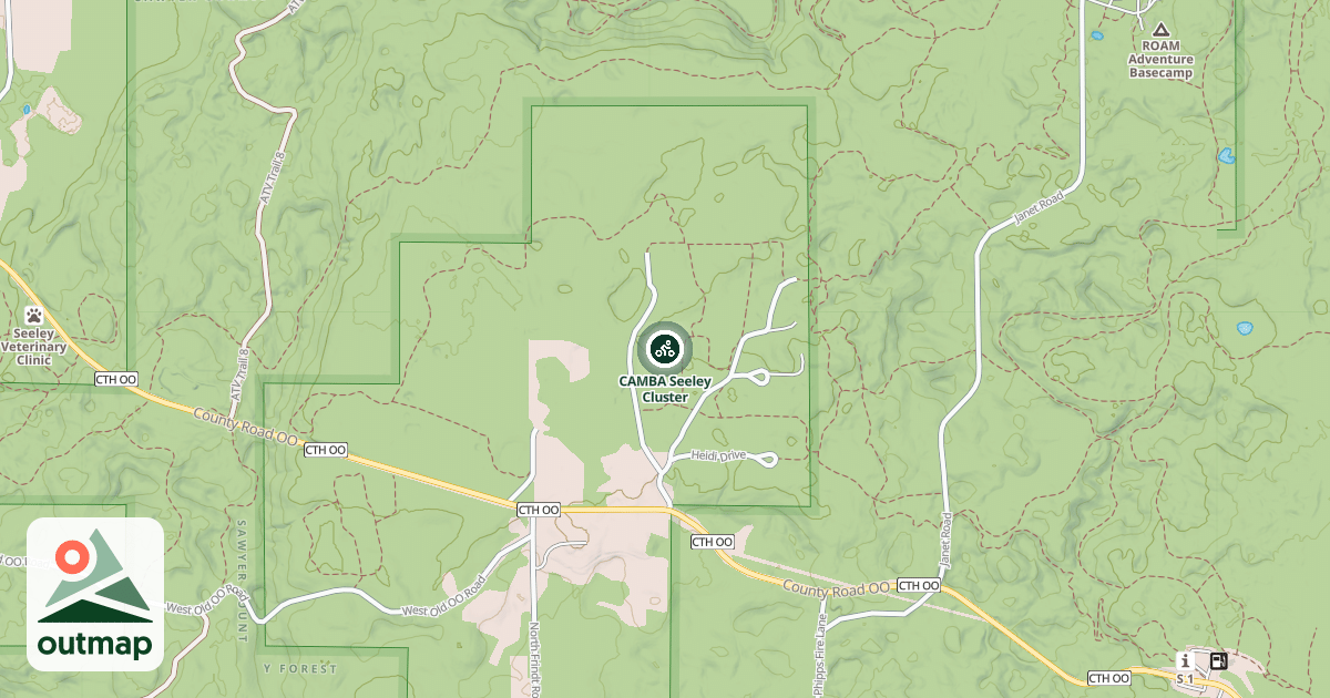 Map of CAMBA Seeley Cluster
