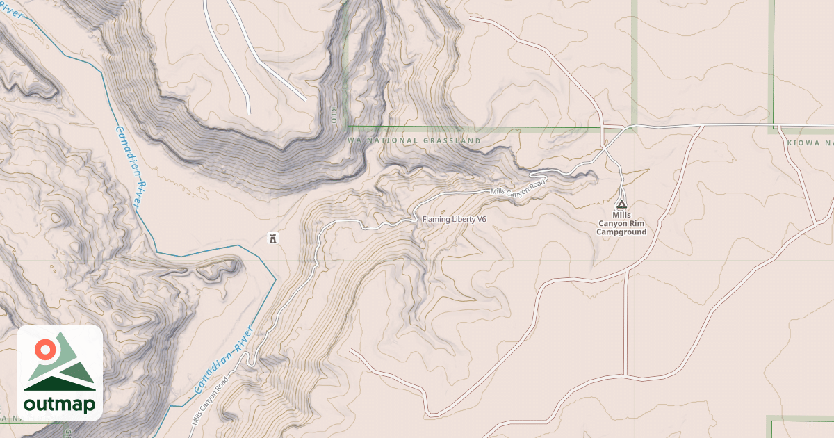 Map of Flaming Liberty