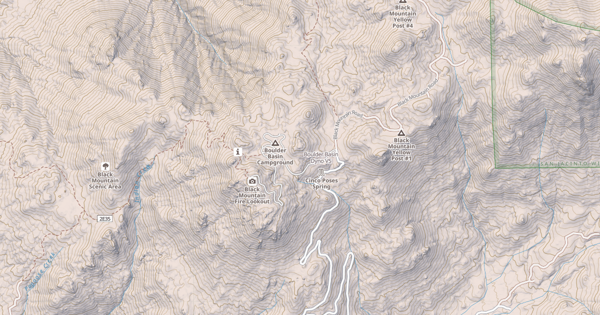 Map preview of Boulder Basin Dyno