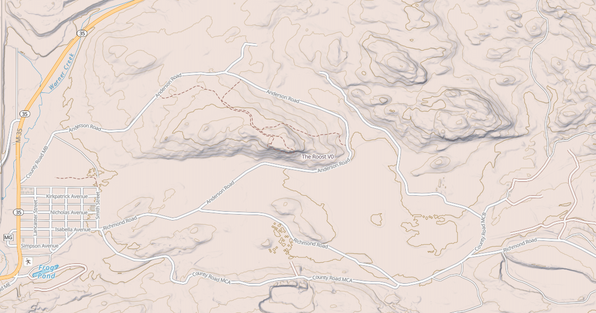 Map preview of The Roost