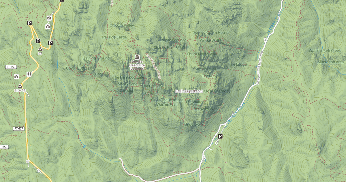Map preview of Devil's Cupcake