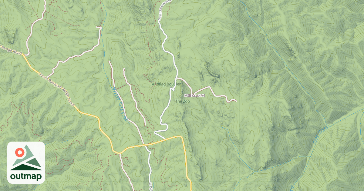 Map of MSB Crack