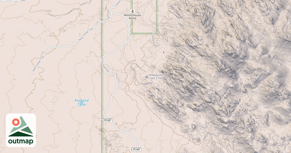 Map of Cempasuchil Crack