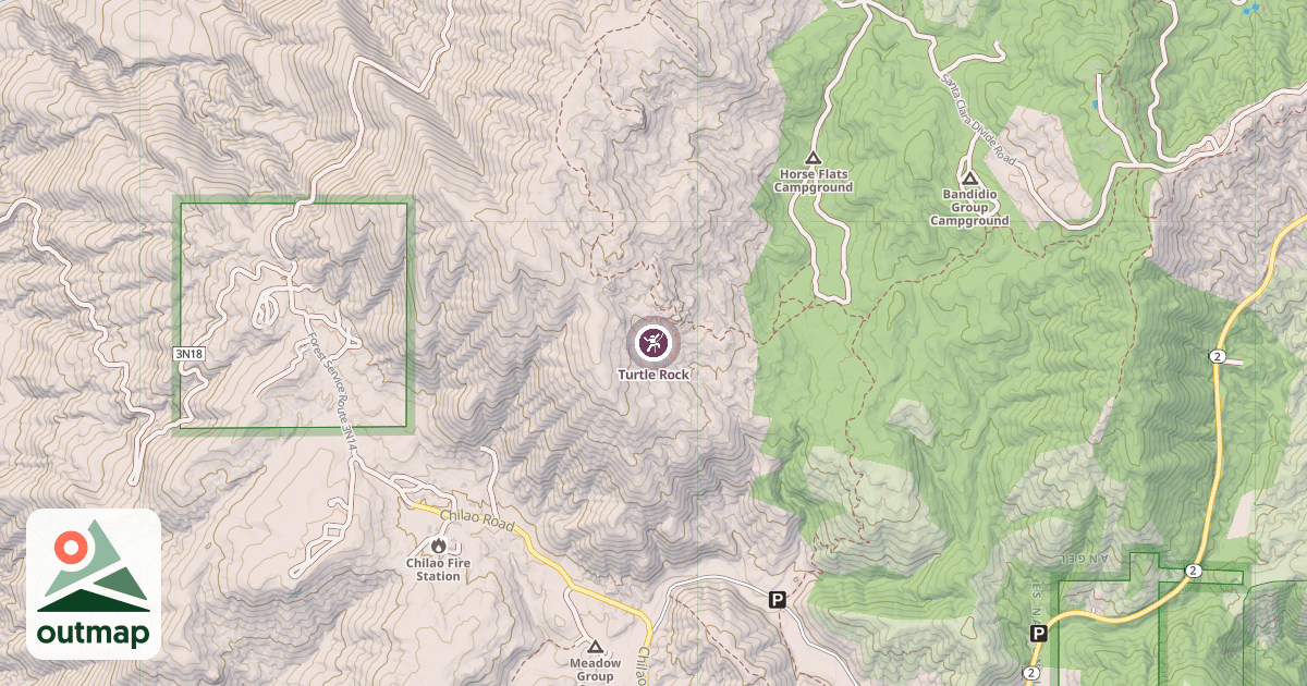 Map of Turtle Rock
