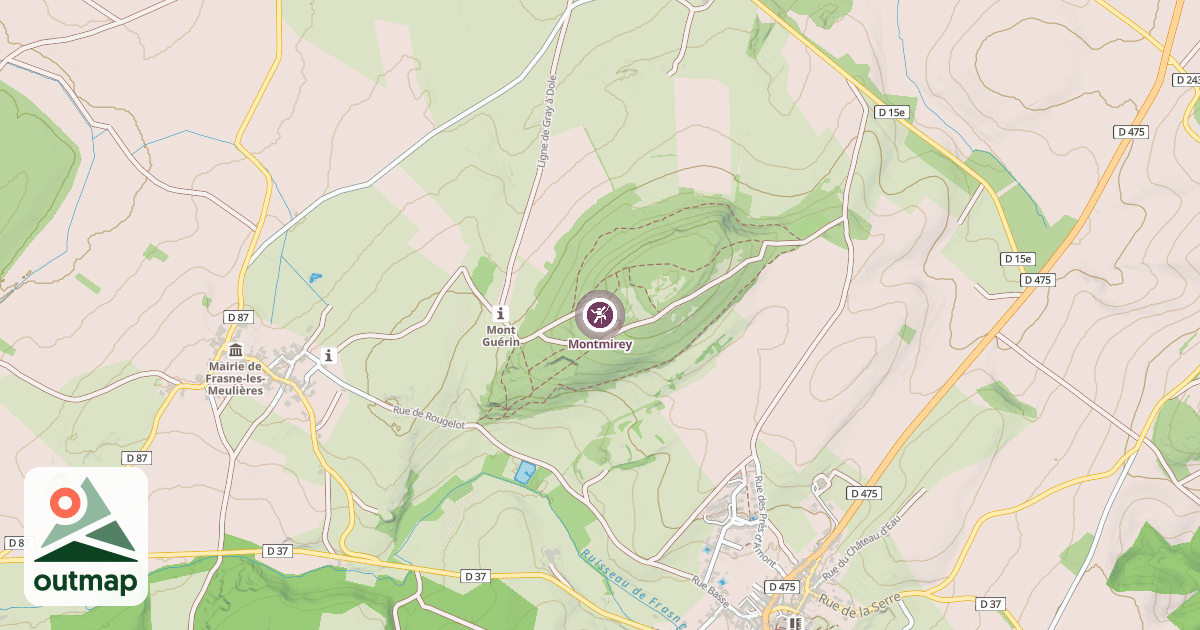 Map of Montmirey