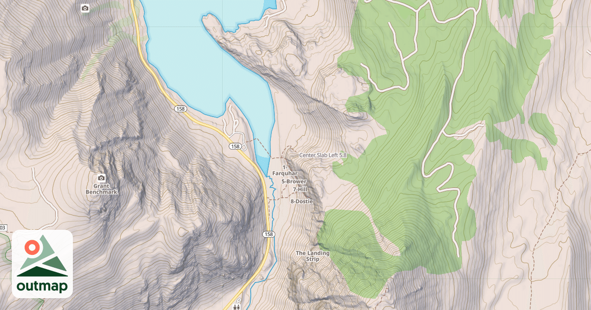 Map of Center Slab Left